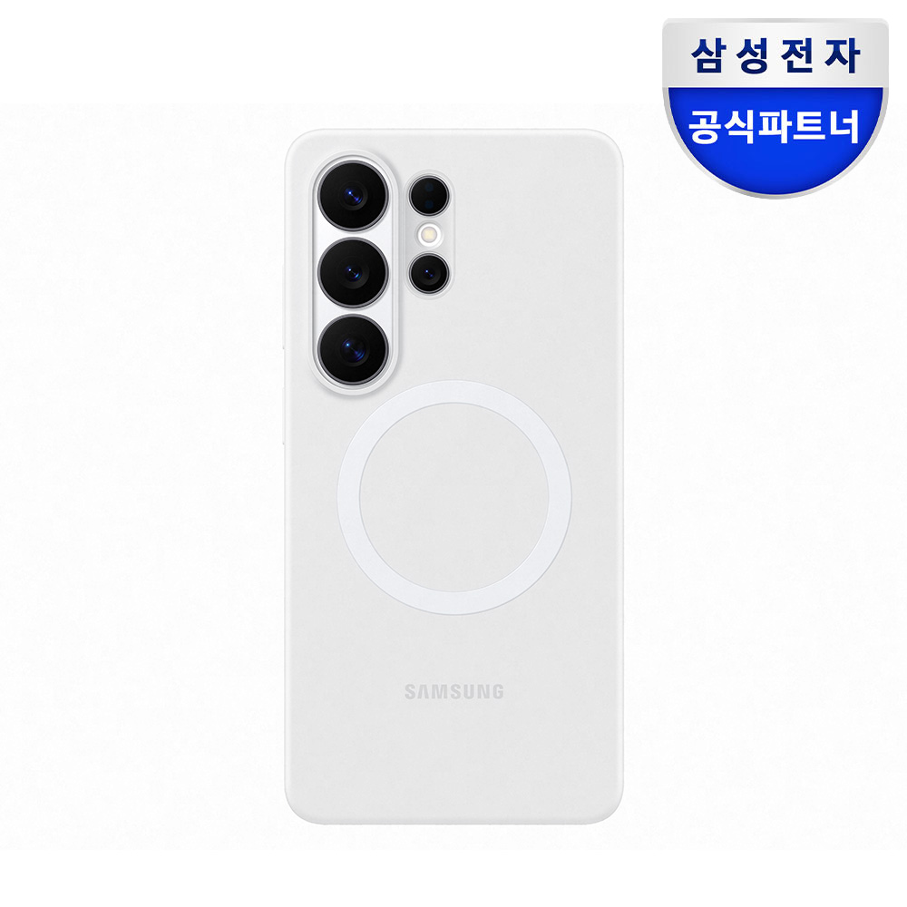 삼성 정품 실리콘 맥세이프 마그넷 케이스 커버 화이트, 갤럭시S26 울트라 - 상품 이미지