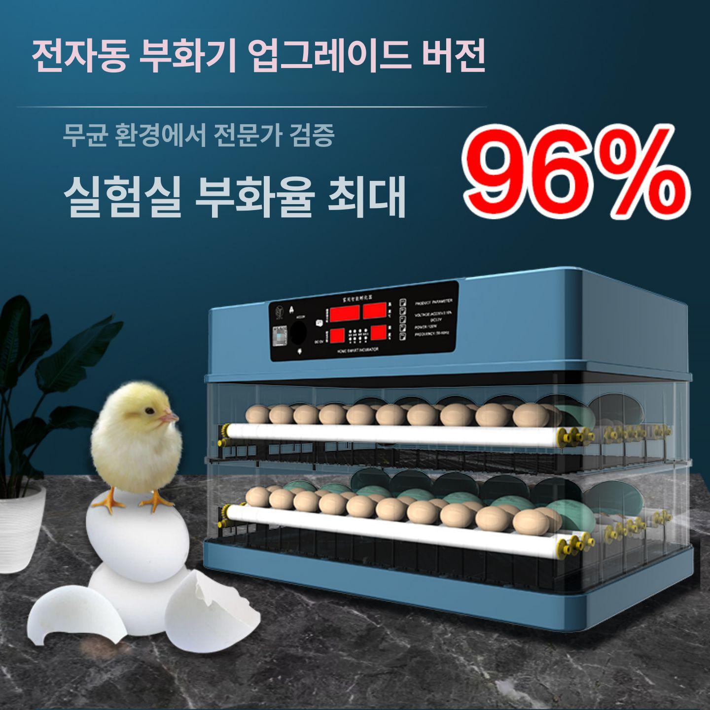 온도조절 계란 소형 대용량 스텐 멀티 모델 스마트 보관 양계 부화기 키우기 - 상세 이미지 2