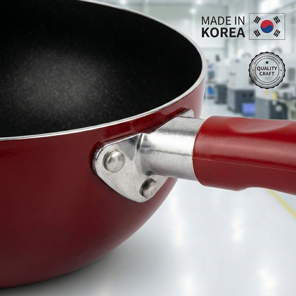 마블 스톤 코팅 업소용 궁중팬 볶음 웍 26cm 이미지 7