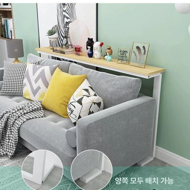 틈새 폭좁은 책상 카페 간이 창가 선반 베란다 수납 C형 80 x 15x80 - 상세 이미지 4
