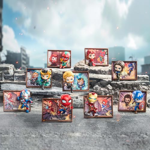 팝마트 마블 포토프레임 시리즈 어쏘트 박스 8피스 가챠 블라인드박스