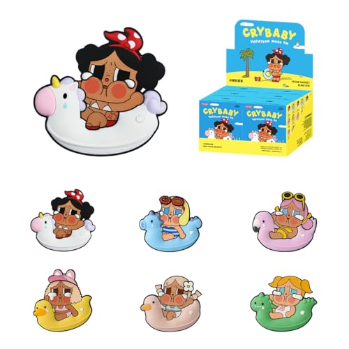 팝마트 CRYBABY Vacation Mode On 시리즈 마그넷 어소트박스 6피스 가챠 블라인드박스