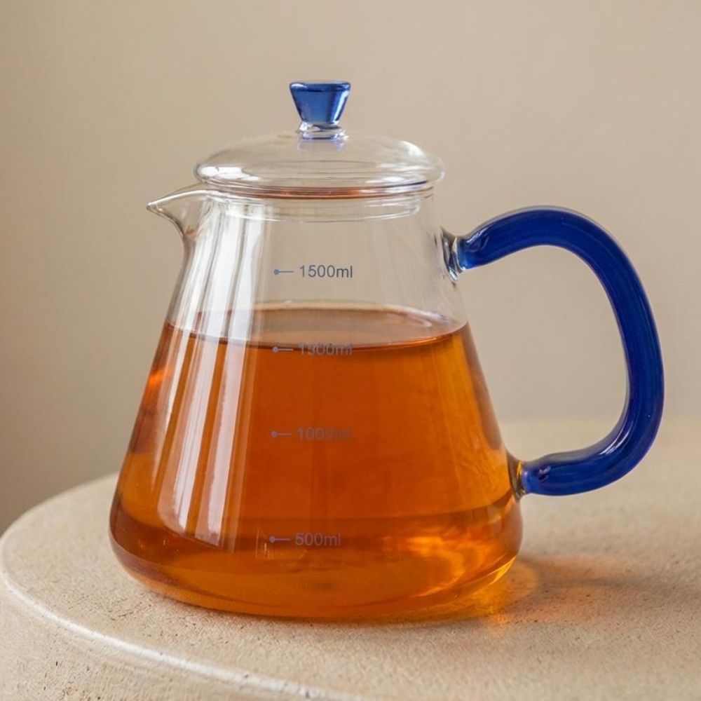 직화 내열 유리 주전자 올글래스 1.5L 차포트 티팟 - 상품 이미지