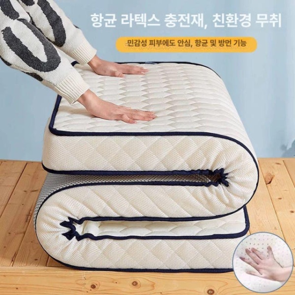 프리미엄 탄탄한 소형 기숙사 노블 1인용 매트리스 라텍스 두꺼운 버전 사계절 공용 6cm A 80x190cm 기숙사 오래 자도 않음 - 상세 이미지 2