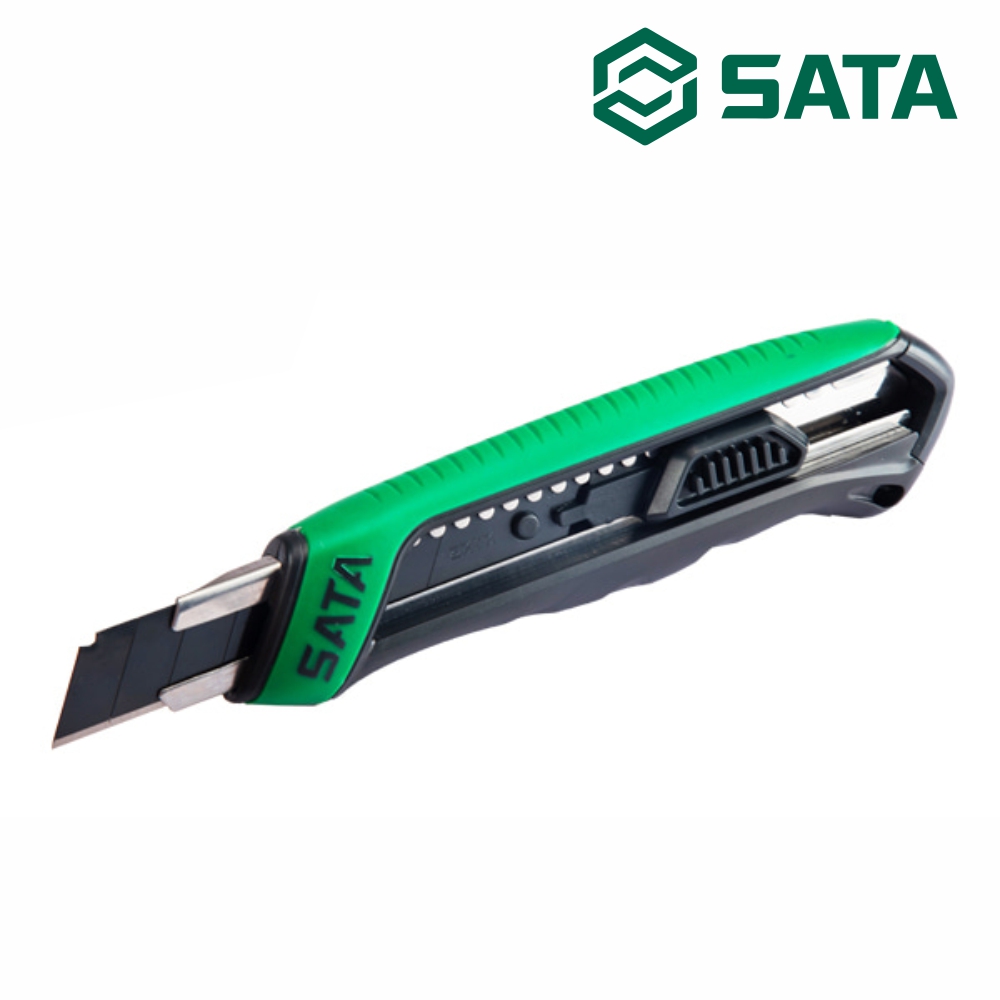사타 SATA ABS&TPR 핸들용 유틸리티 컷터칼 18mm 93482 커터칼 - 상품 이미지