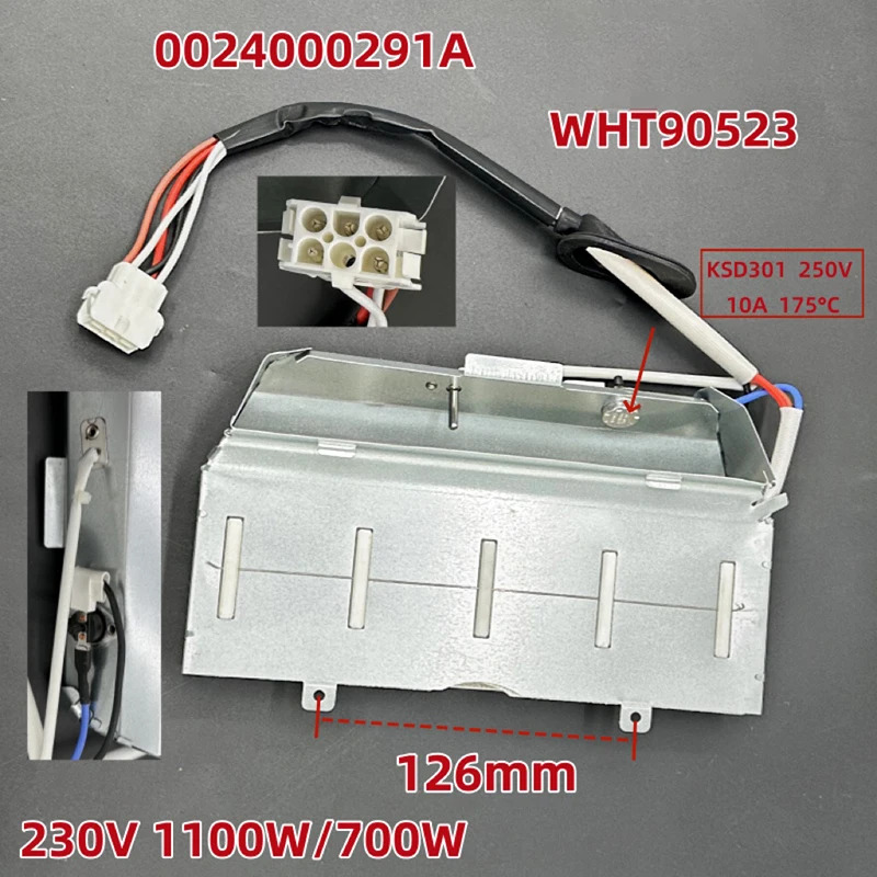 GDNE7-01 GDNE9-636 건조기 히터 가열 요소 Haier Clothes Tumble Washer Dryer 교체 어셈블리