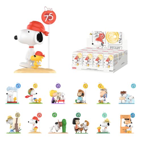 팝마트 피너츠 75주년 스누피 코믹 라이프 시리즈 1피스 가챠 블라인드박스