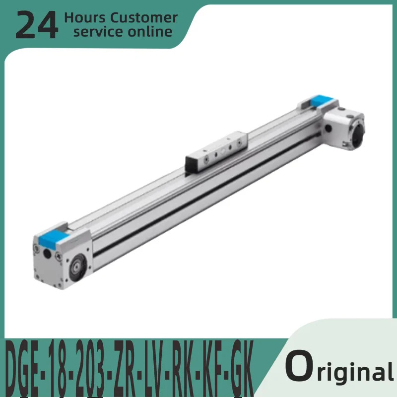 오리지널 로드리스 실린더 DGE-18-203-ZR-LV-RK-KF-GK DGE-18-240-ZR-LV-RK-KF-GK DGE-18-300-ZR-LV-RK-KF-GK DGE-25