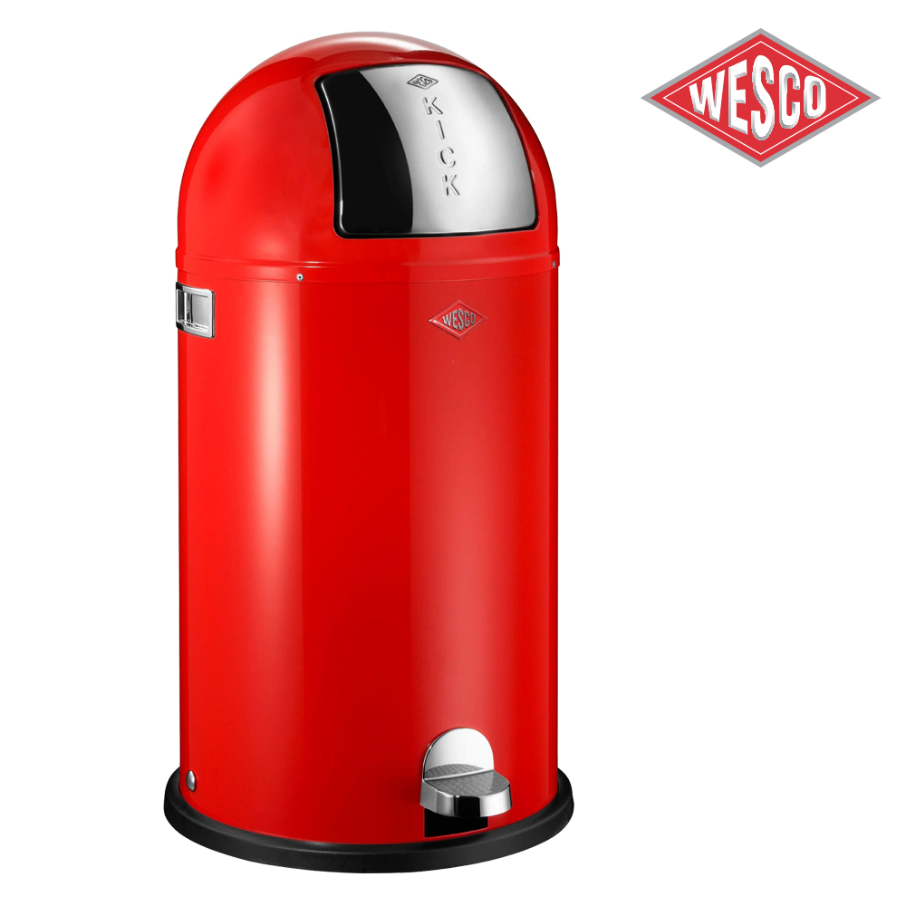 웨스코 킥보이 휴지통 - 레드 (40L) 8011553 - 상품 이미지