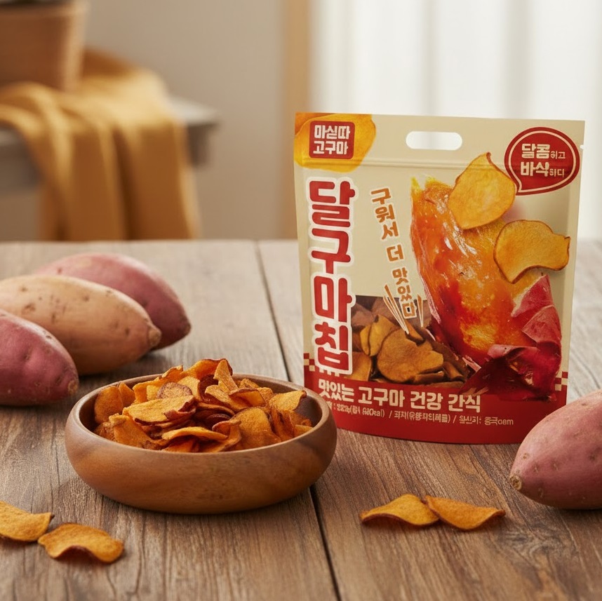 마싣따고구마 달구마칩 320g 사무실 탕비실 주전부리 간식 스낵 - 상세 이미지 5