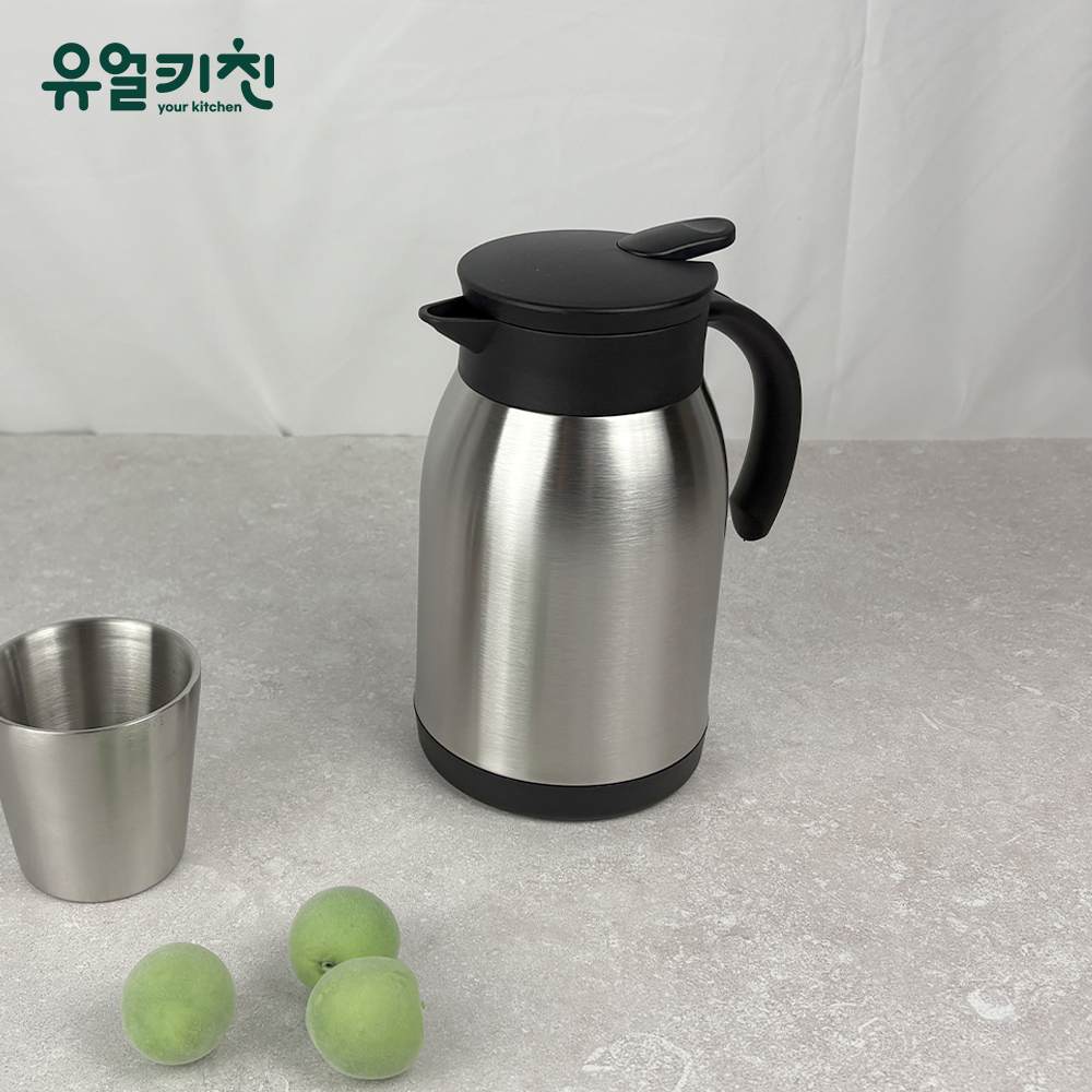 유얼키친 업소용 물병 식당 스텐 물통 800ml, 1개 - 상품 이미지