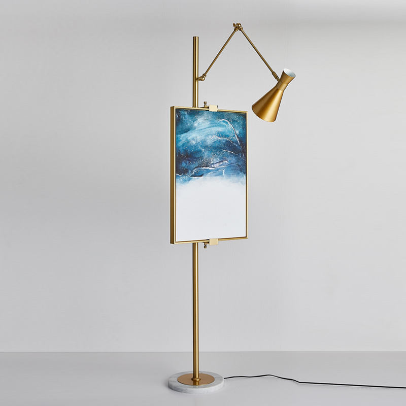 액자 그림 스탠드 포스터 홍보물 조명 도면 플로어 거치대 전시대 스탠드액자 전시 자석액자 - 상세 이미지 5