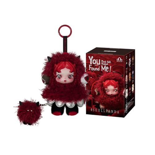 팝마트 SKULLPANDA You Found Me 시리즈 봉제인형 펜던트 1피스 가챠 블라인드박스