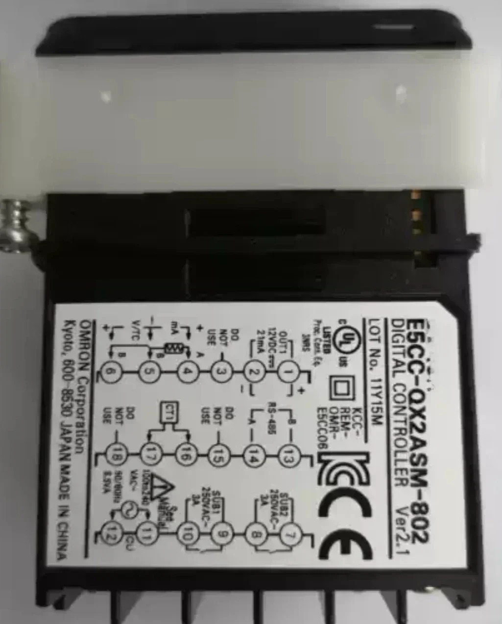 리퍼 E5CC 온도 컨트롤러 E5CC-QX2ASM-802 E5CC-RX2ASM-802 신규