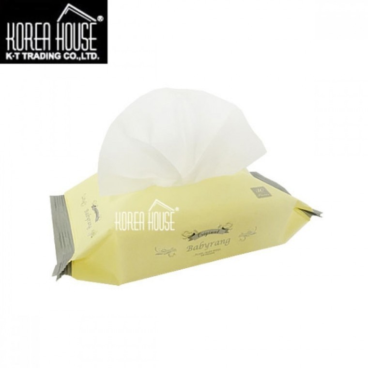 지니몰 물휴지 베비랑 오리지널 물티슈 휴대용 휴지 30매 화장지