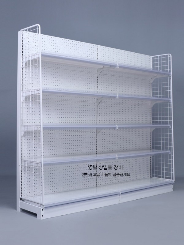 마트 철제 조립식 3단 편의점 가게 선반 수납 진열대 - 상세 이미지 2