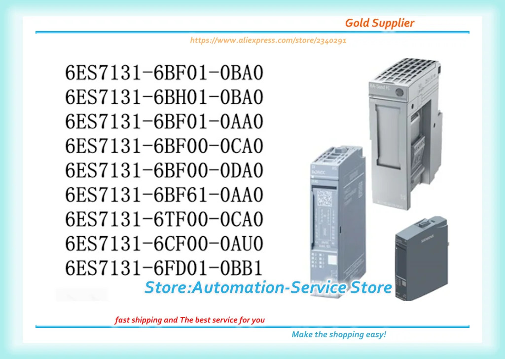 모듈 6ES7131-6BF00-0DA0 6ES7131-6FD00-0BB1 6ES7131-6BF01-0AA0 6ES7 131-6BF00-0DA0 131-6FD00-0BB1 오리지널