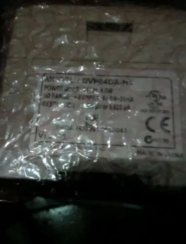 DVP04DA-H3 DVP04DAH3 델타 PLC 확장 모듈 경험