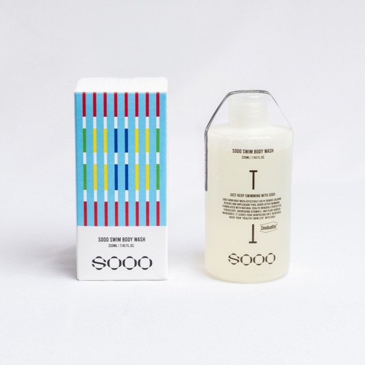 [내일배송] SOOO SWIM BODY WASH 수샴푸 수영장 바디워시 220ml, 1개 - 상품 이미지