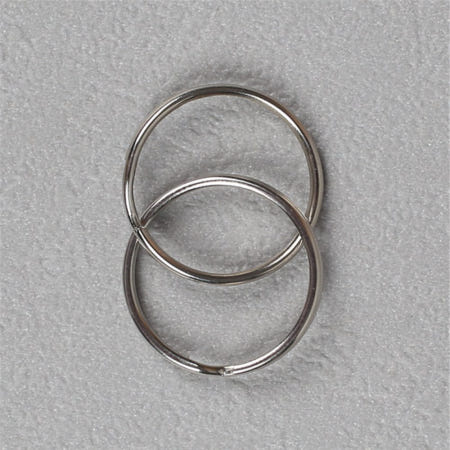 실버카드링 2.5cm 10p 원형고리링 문구링 철링