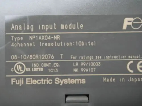 NP1AX04-MR 후지 PLC 경험