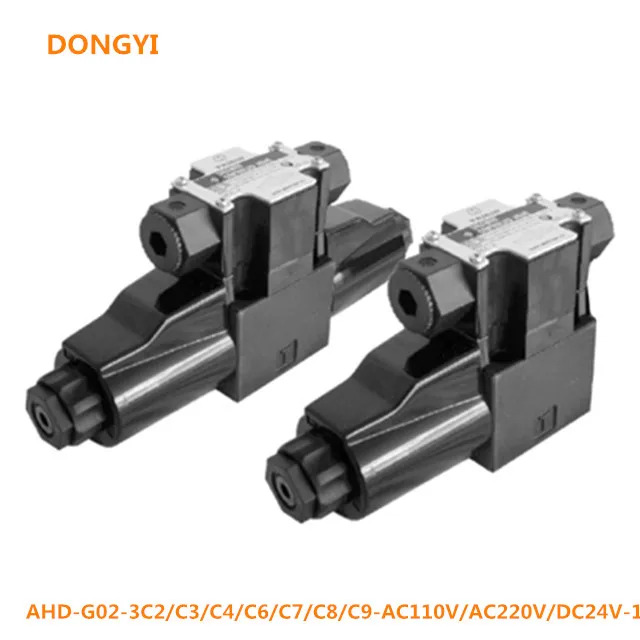공압 솔레노이드 밸브 AHD-G02-3C2 C3 C4 C6 C7 C8 C9-AC110V AC220V DC24V-10