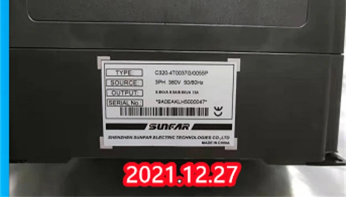C320 주파수 변환기 C320-4T0037G/0055P 3.7KW/5.5KW 380V