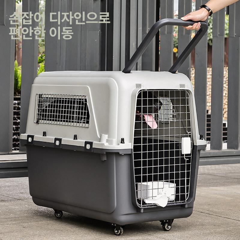 대형견 켄넬 특대형 리트리버 케이지 접이식 초대형 애견 3번 철제창 12.5kg IATA 표준 - 상세 이미지 2