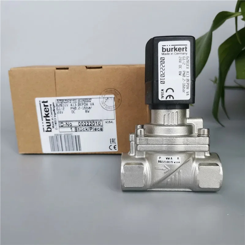 2025.4Burkert6281EV A 13 G1/2 24VDC 4점 솔레노이드 밸브 Baode 스테인레스 스틸 00222010