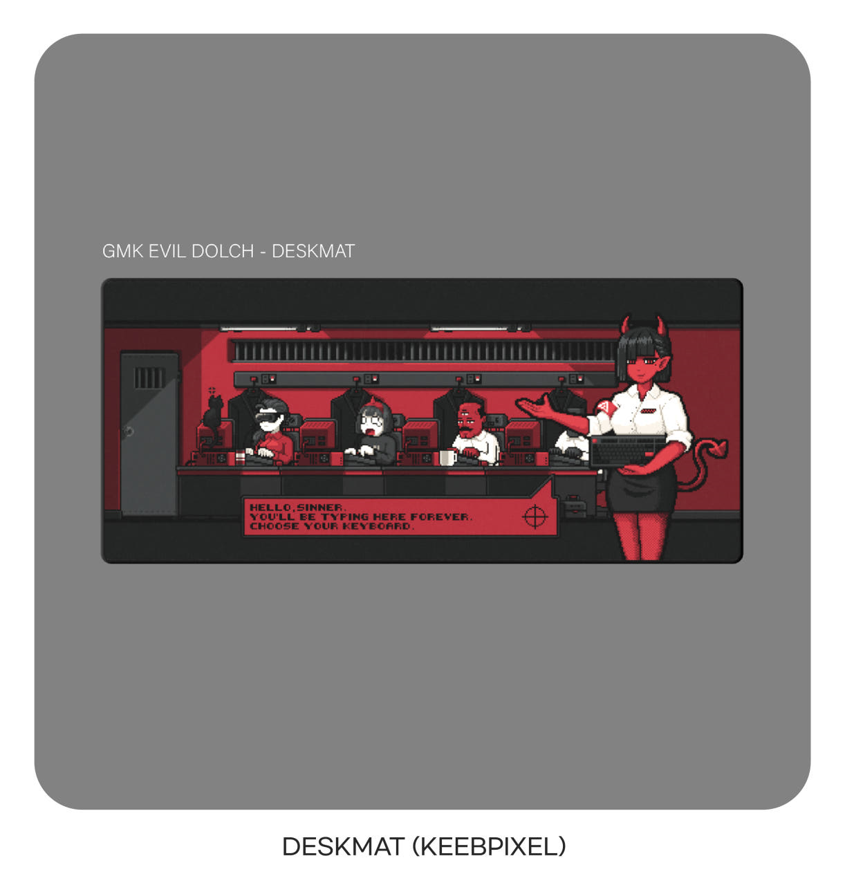 Evil Dolch The Split [아티산, 데스크매트] - 상품 이미지