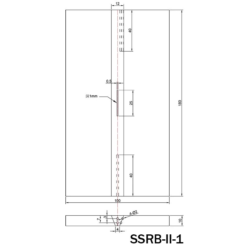 SSRB 시리즈 리퍼 블록 표준 오스테나이트 특정 비교 SSRB-I-1