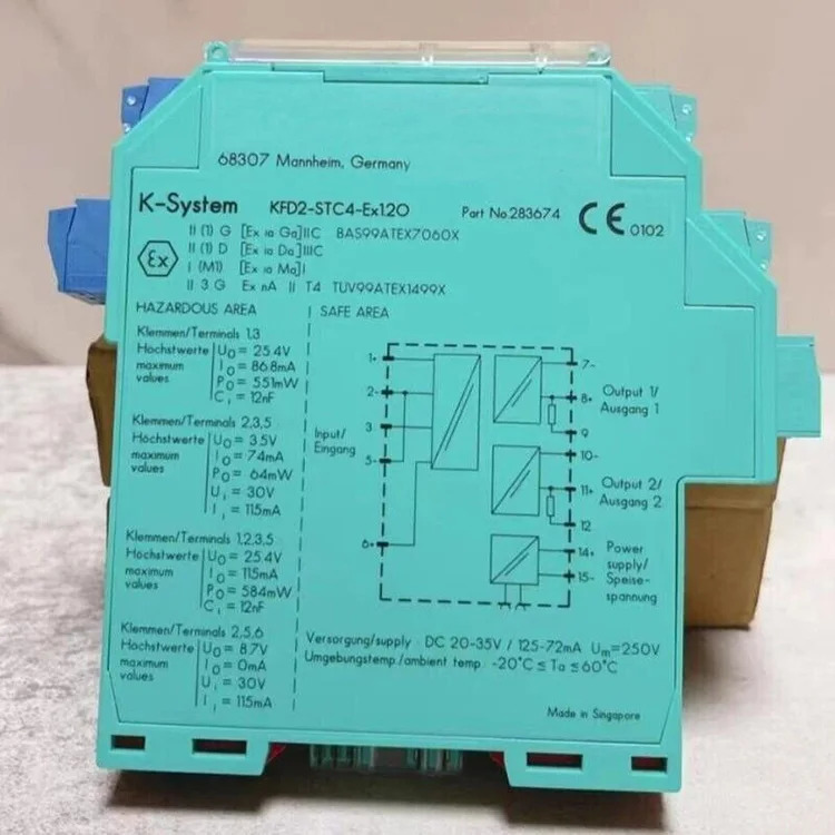 PepperlFuchs 배리어 KFD2-STC4-Ex1.2O KFD2-STC4-EX2 KFD2-SR2-EX2.W용