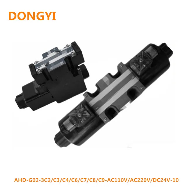 공압 솔레노이드 밸브 AHD-G02-3C2 C3 C4 C6 C7 C8 C9-AC110V AC220V DC24V-10
