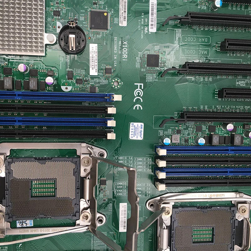 양방향 서버 E- 마더보드 X10DRi LGA 2011 지지대 C612 Xeon E5-2600 v3/v4 패밀리 DDR4