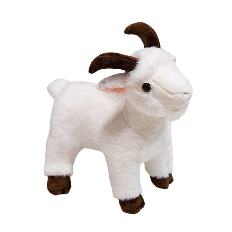 염소인형 산양 인형 키링 염소 열쇠고리 양 선물 흰 염소 키링 16cm (0.06kg) - 상세 이미지 5
