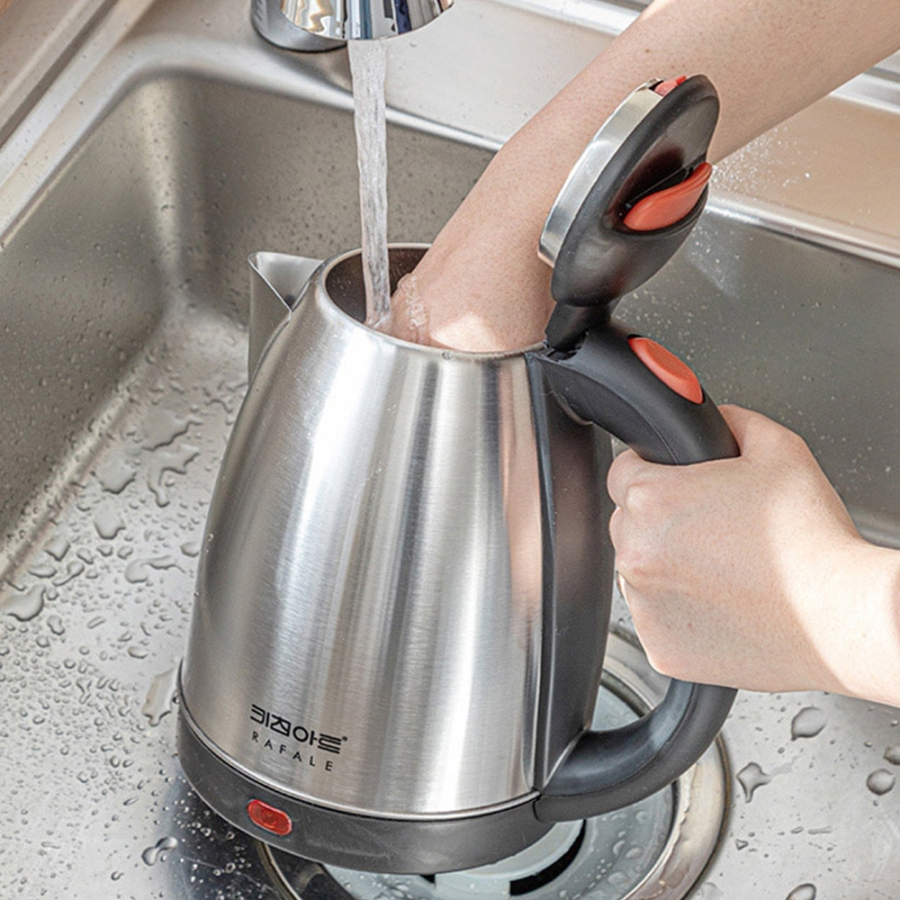 키친아트 커피포트 1.5L 1.8L 무선 전기 주전자 스텐 포트 - 상세 이미지 3