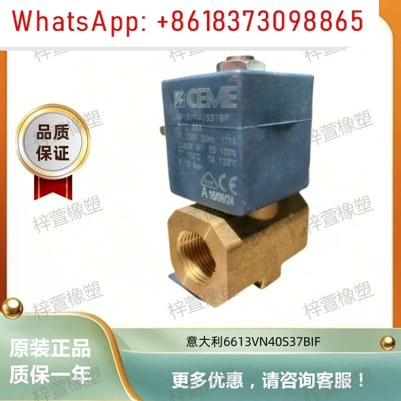 솔레노이드 밸브 6613VN40S37BIF 압출기 과립기 금형 온도 기계 TYPE688