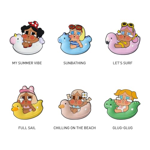 팝마트 CRYBABY Vacation Mode On 시리즈 마그넷 어소트박스 6피스 가챠 블라인드박스