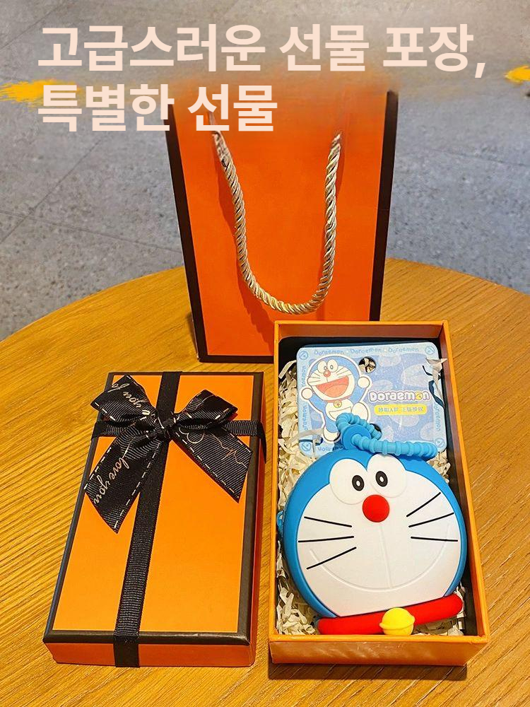 도라에몽 자동차 키링 열쇠고리 키홀더 이어폰 보관 차 차량 도라에몽 키링 - 상세 이미지 5