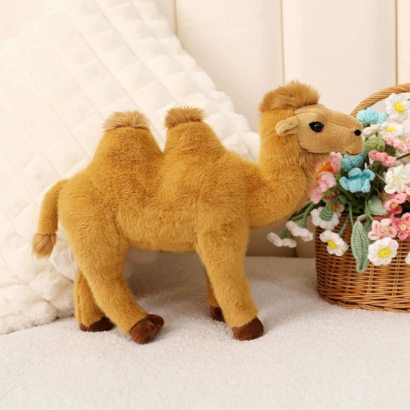 귀여운 카멜 장식인형 인테리어소품 쌍봉 장식품 몽골 모형 낙타 인조 카멜 30cm - 상품 이미지