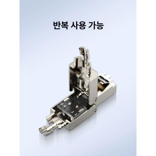 고성능 무압 랜케이블 RJ45 크리스탈 커넥터 초5종 면압 네트워크 헤드 1개 초5종 면압 크리스탈 커넥터 1개 - 상세 이미지 4
