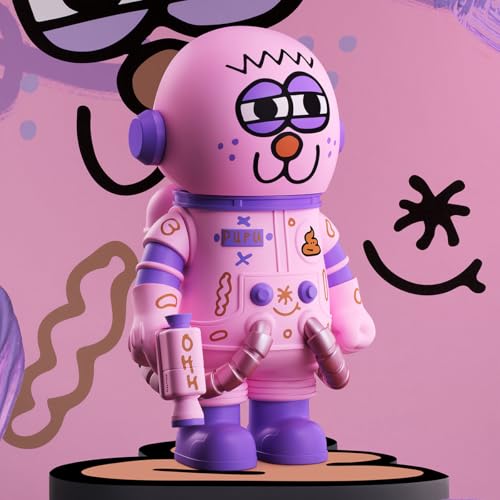 팝마트 MEGA SPACE MOLLY 400% JON BURGERMAN SPACE CADETS 시리즈 어소트박스 6피스 가챠 블라인드박스