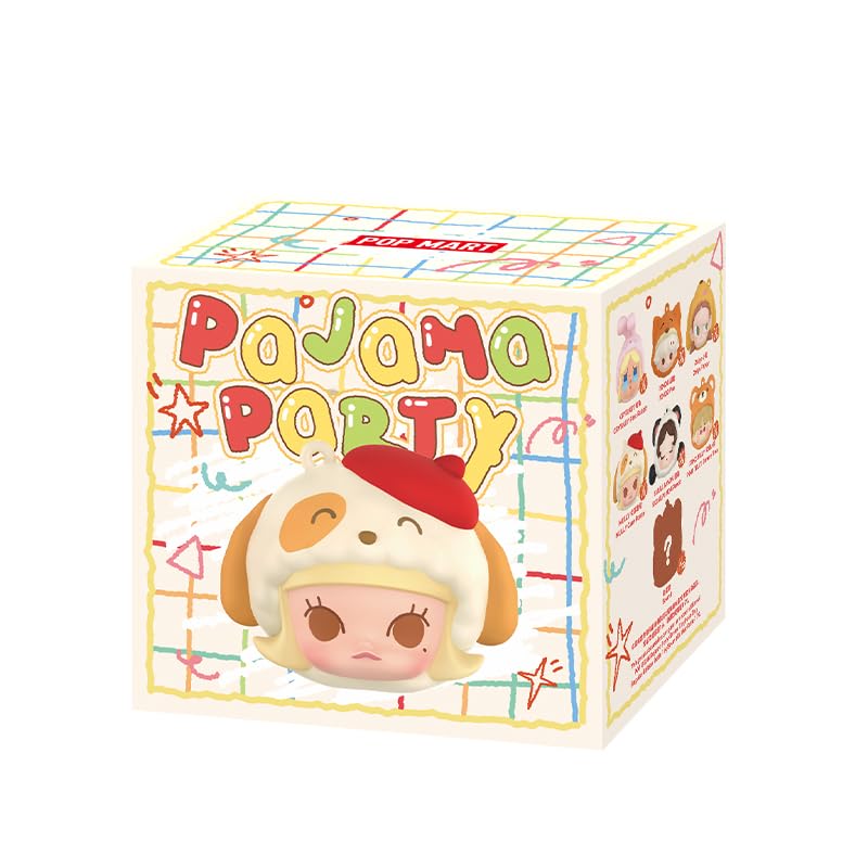 팝마트 POP BEAN 파자마 파티 이어폰 케이스 어소트박스 6피스 가챠 블라인드박스