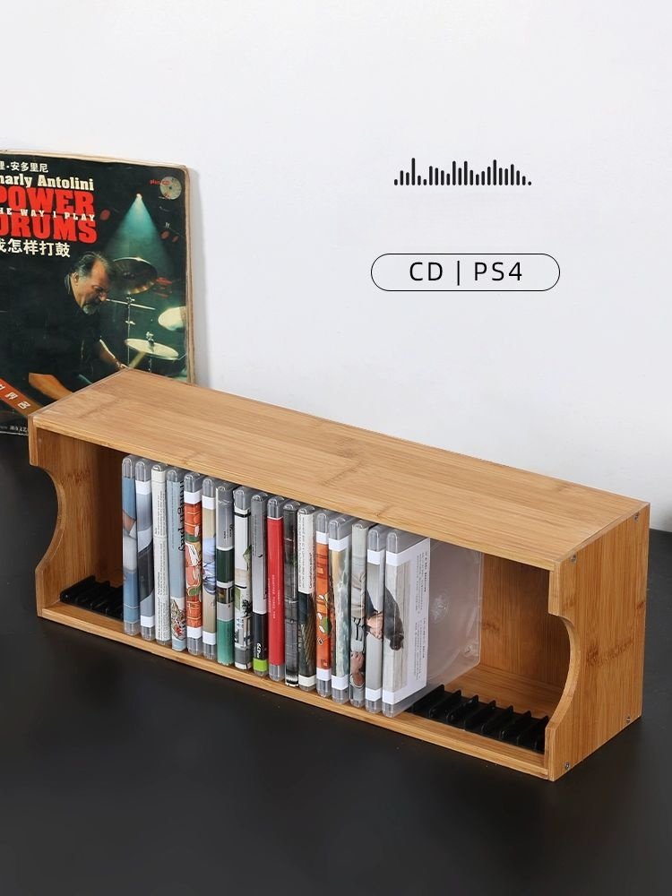 플스 게임 CD수납장 시디랙 대용량 인테리어 스탠드 수납장 데스크탑 스틸 튜브 CD 랙 - 상세 이미지 2