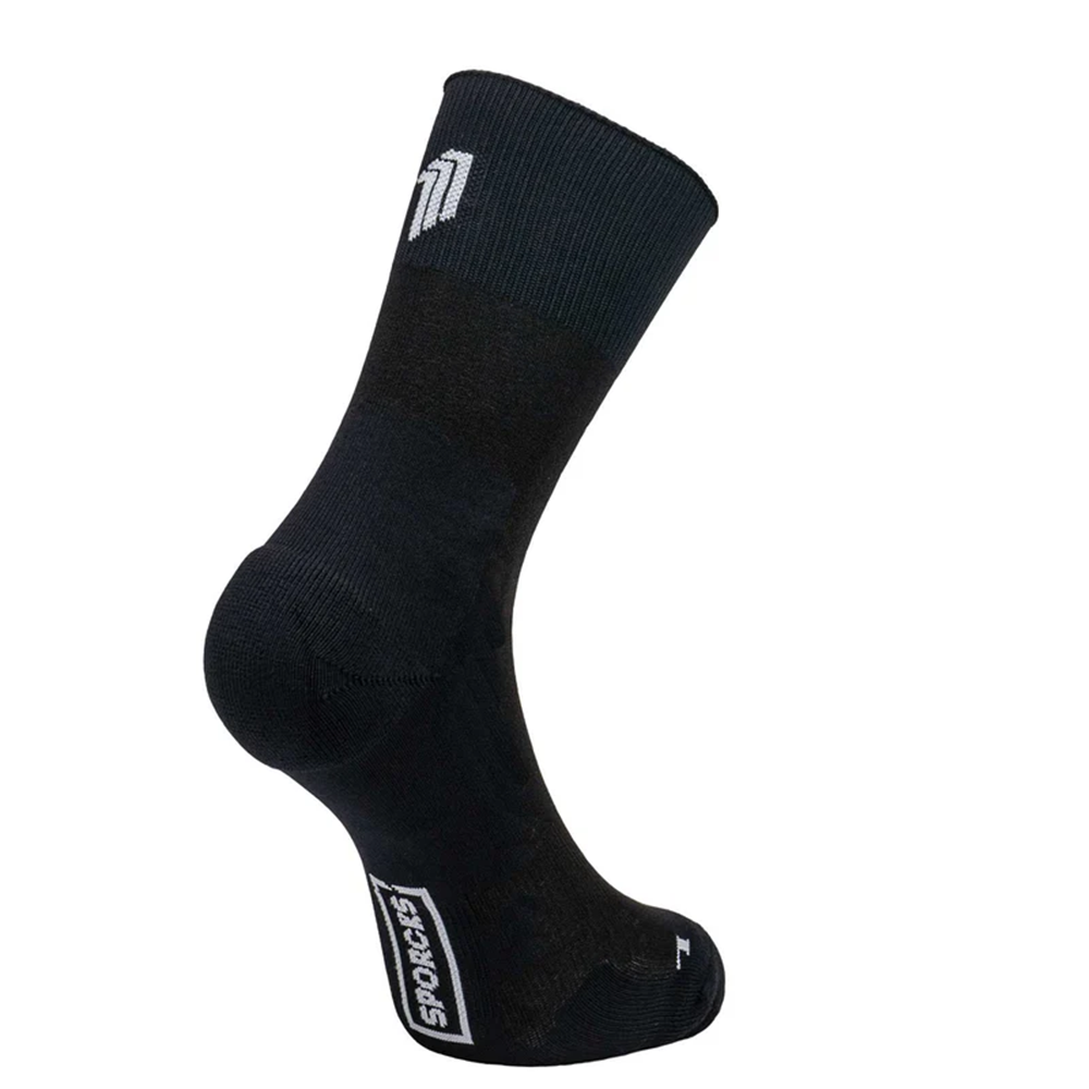 스포크스 러닝양말 압박 마라톤 삭스 미드컷 SPORCKS 블랙, S (235-255mm) - 상품 이미지