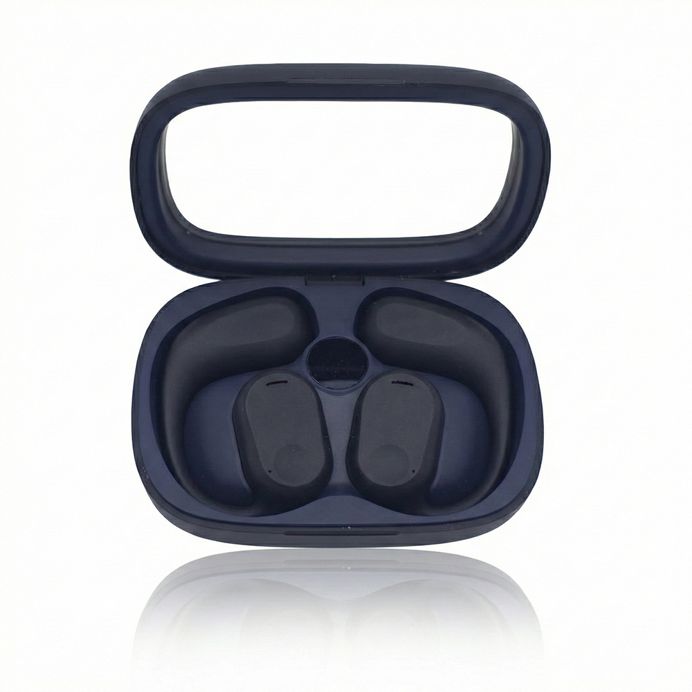 나비 블루투스이어폰 오픈형 귀걸이 무선 NV2-OWE1 블랙 이미지 2