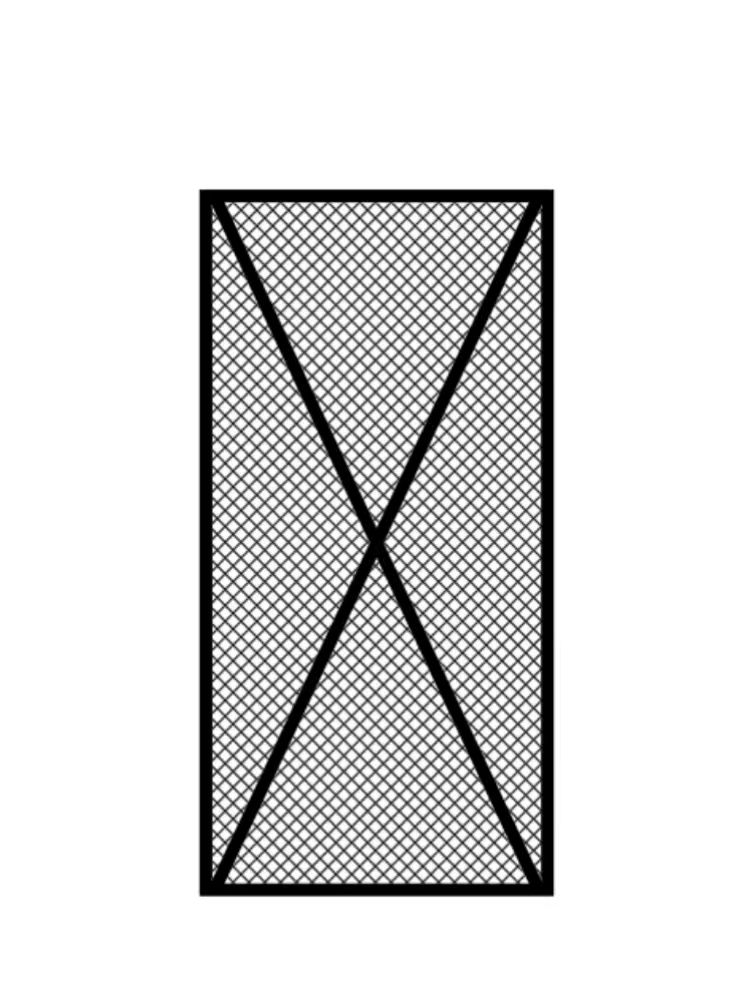 벽걸이 파티션 다용도 칸막이 전시용 소품걸이 철제 100 x 200CM - 상세 이미지 5