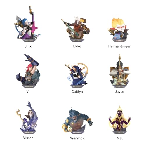 팝마트 리그 오브 레전드 아케인 시리즈 어소트박스 9피스 가챠 블라인드박스