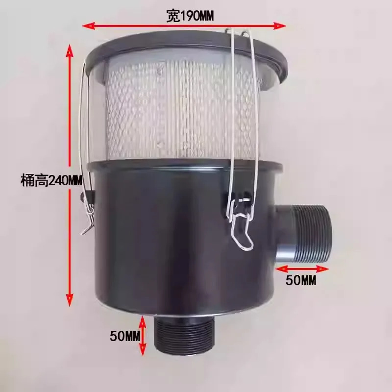 CNC 라우터 기계 진공 펌프 도구 액세서리 개요 Vacumm 필터 G2 DN50 G1 1/2 DN40 1/4