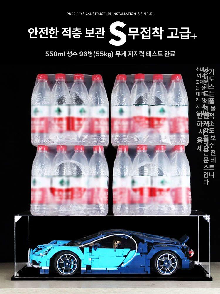 레고에펠탑 아크릴 케이스 박스 진열 장식장 피규어 콜렉터 시리즈 표준 S 등급 접착제 없음 두꺼운받침대 장난감미포함 - 상세 이미지 4